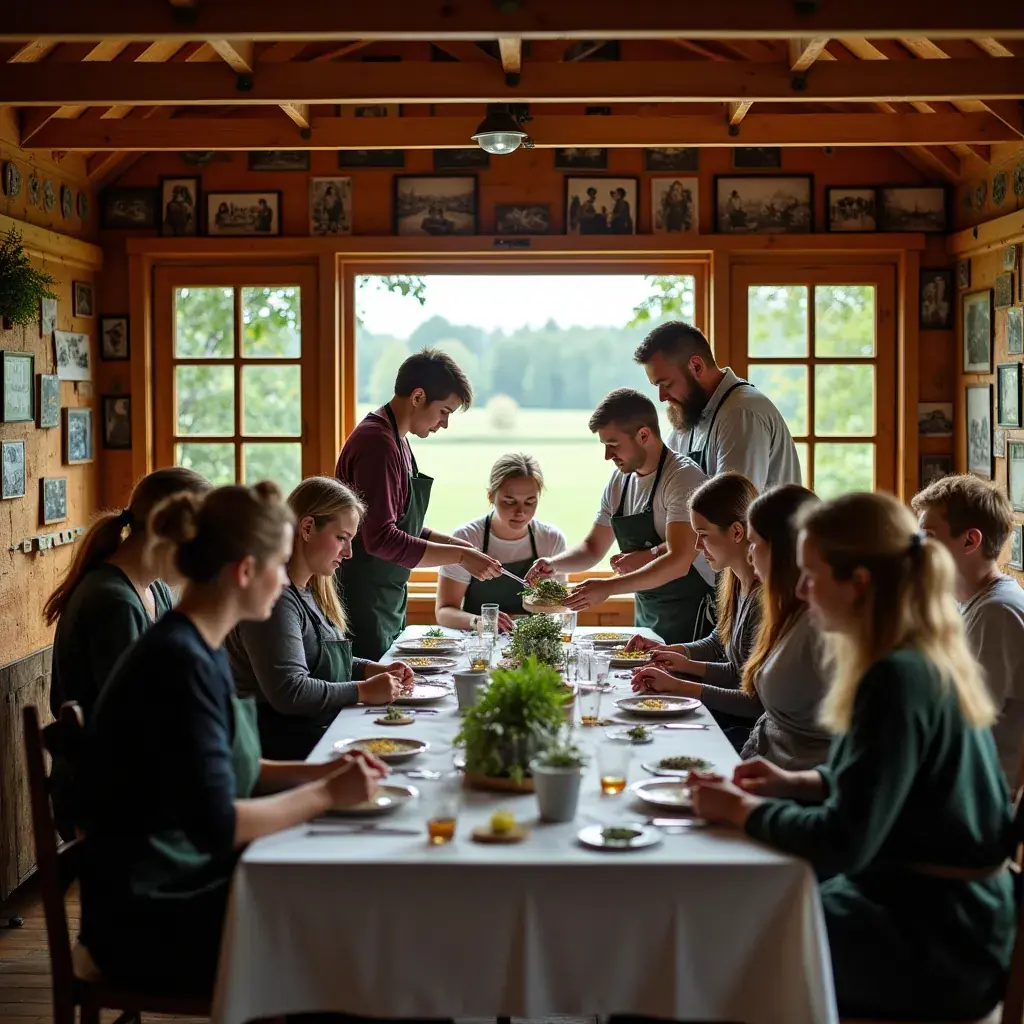 Professional team collaboration